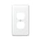 Amerelle Wall Plate, Number of Gangs: 1 Steel, White 935DW - alternate 1